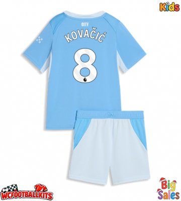 Manchester City Mateo Kovacic #8 Replica Home Stadium Kit for Kids 2026-27 Short Sleeve (+ pants)